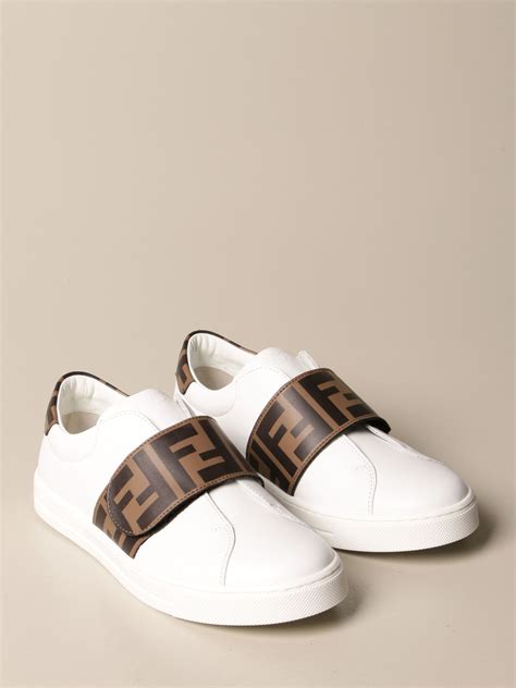 fendi orange with white lines shoes|fendi white sneakers women's.